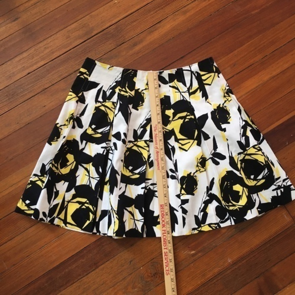 Helene Bergman black/yellow cotton skirt - Picture 8 of 8